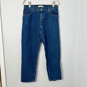 Levi's 550 Relaxed‎ Tapered Jeans Women's Size 12 Short Medium Wash Denim